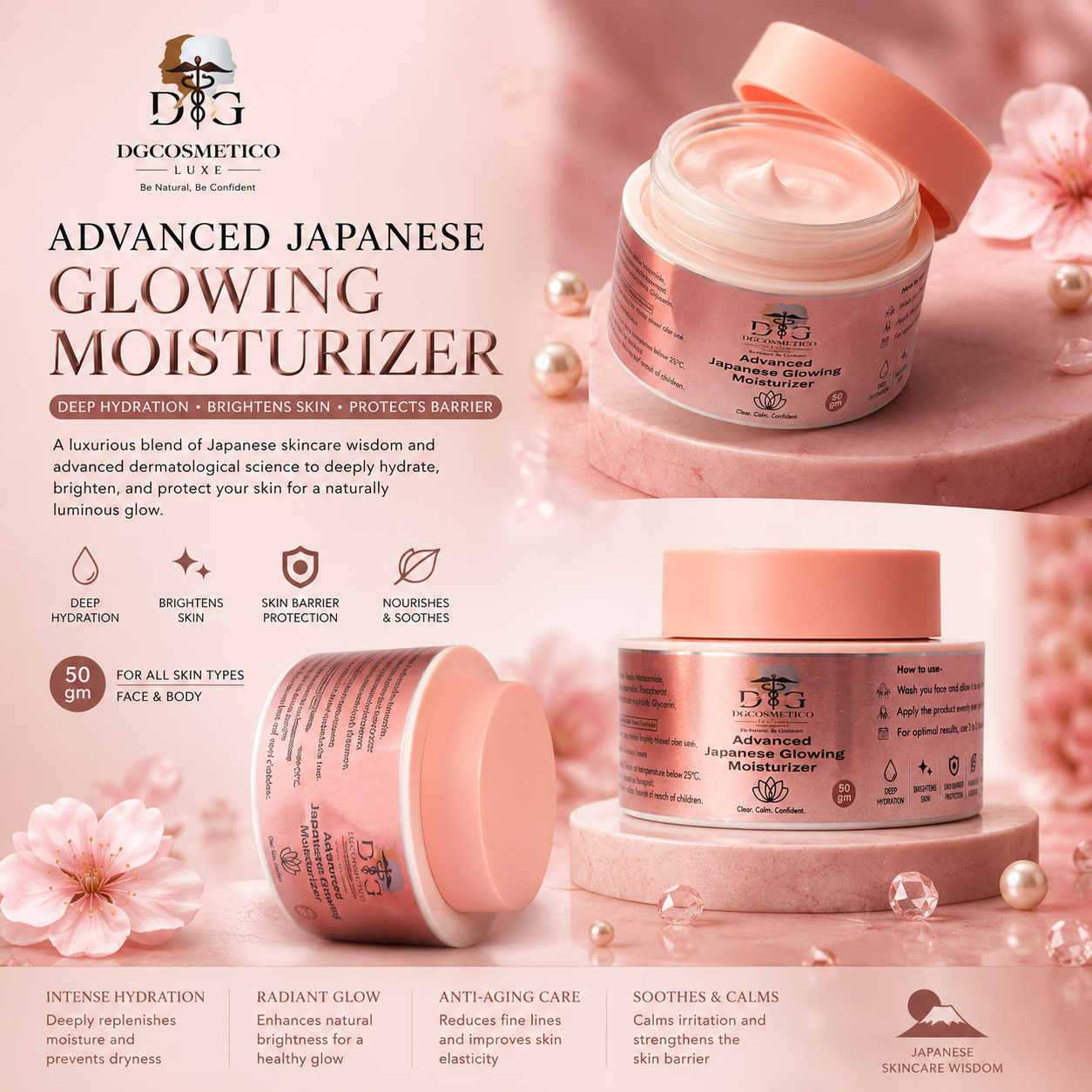 Advanced Japanese Glowing Moisturizer