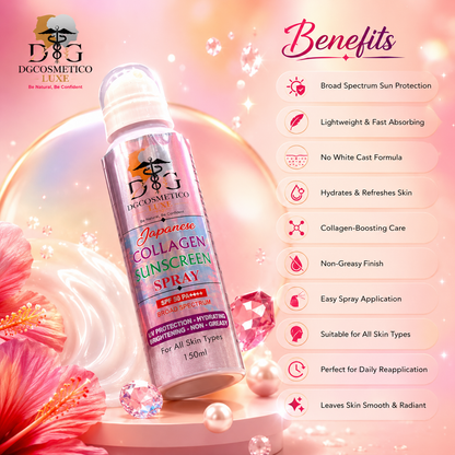 Japanese Collagen Sunscreen Spray