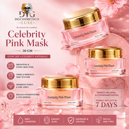 Celebrity Pink mask