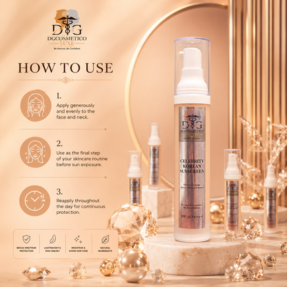 Celebrity Korean Sunscreen