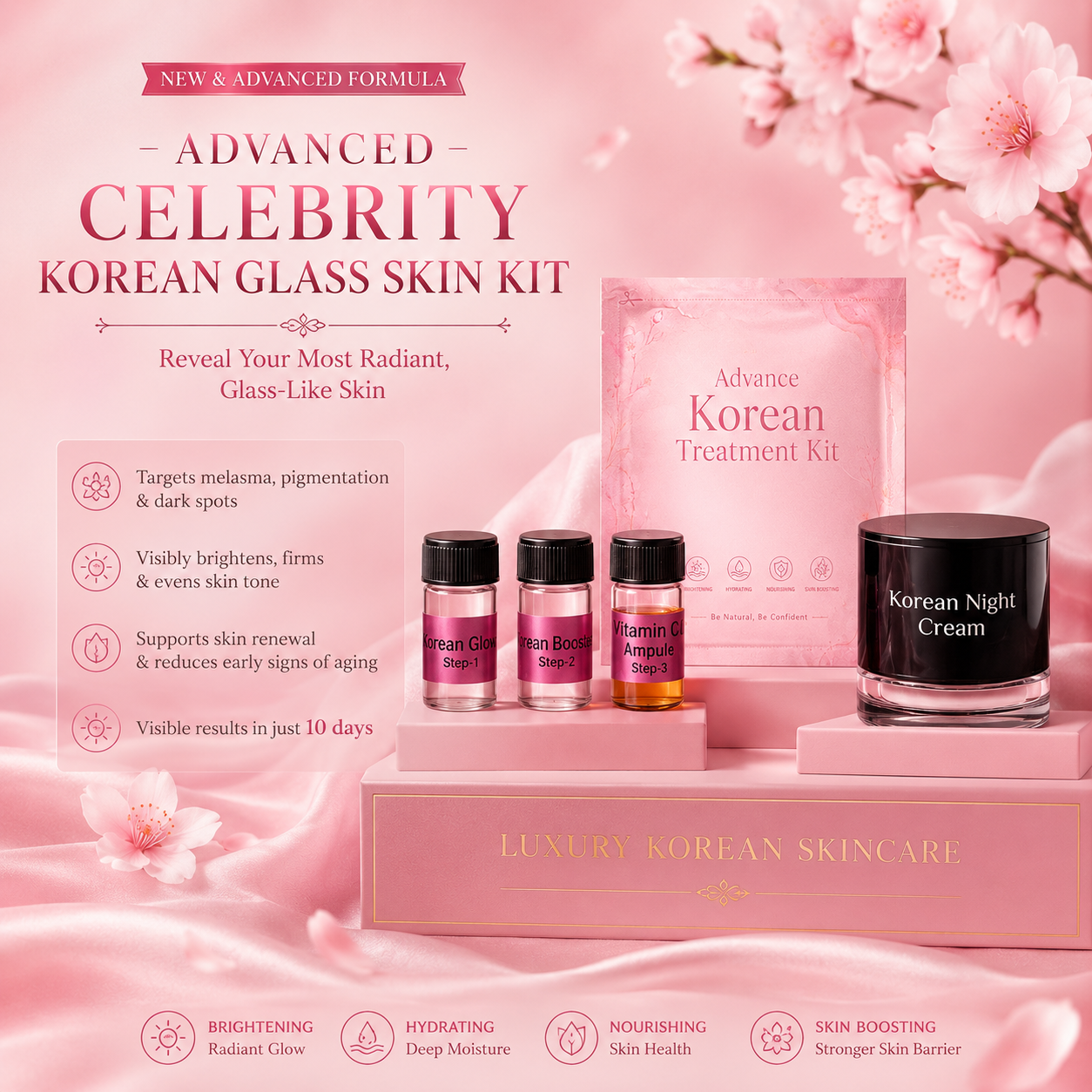 Advanced Celebrity Korean Glass Skin Kit