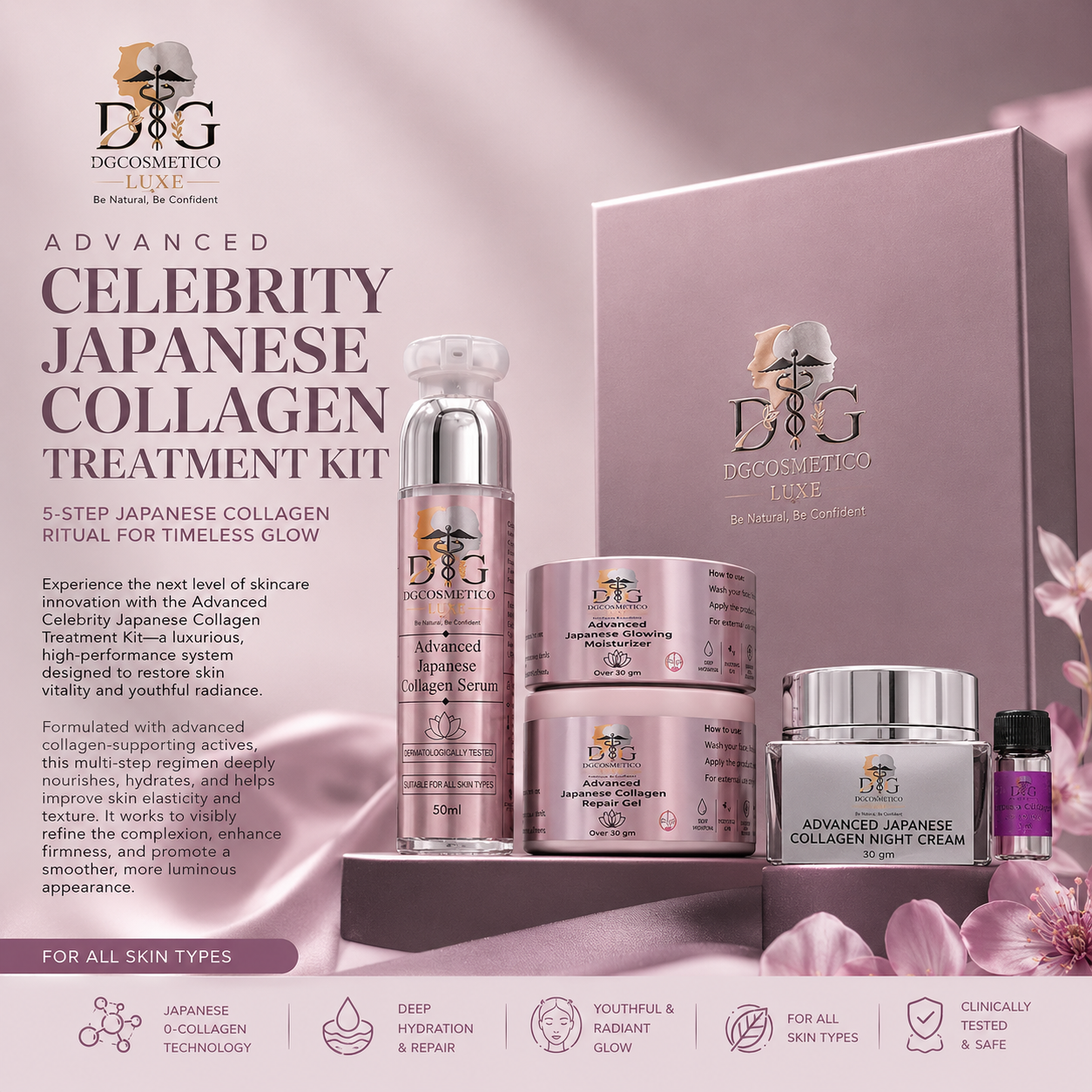 Advanced Celebrity Japanese Collagen Treatment Kit