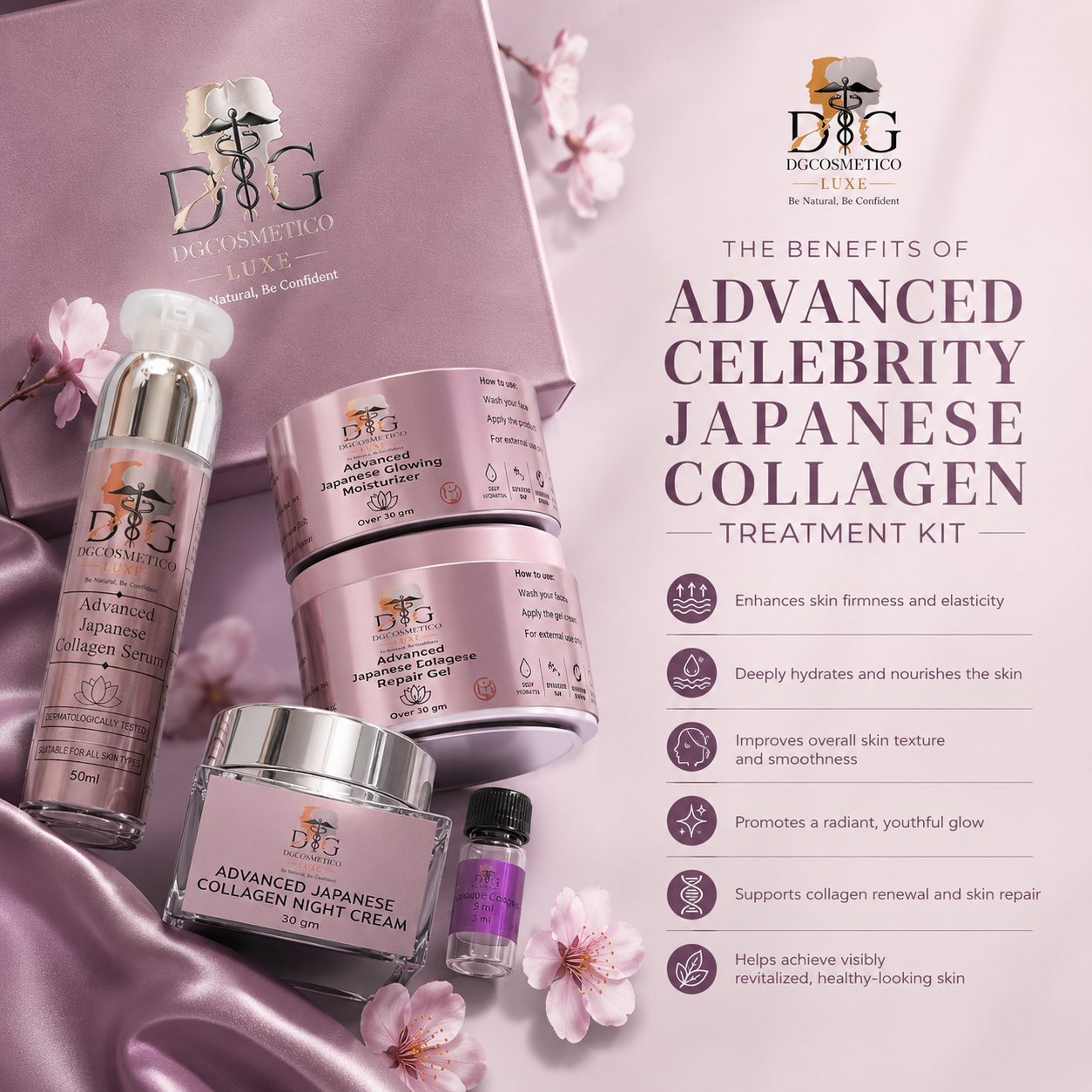 Advanced Celebrity Japanese Collagen Treatment Kit